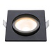 EcoDim Downlight LED Carré COB Noir 5W 2000K - 3000K Blanc Chaud 85mm Inclinable IP54