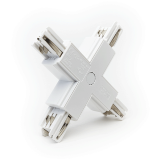 Powergear Powergear Connecteur en X pour rail 4-fils Blanc