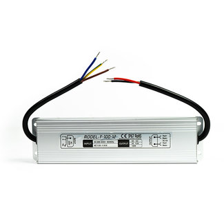 PURPL Transformateur Bandes LED IP67 100W pour 12V (Waterproof)