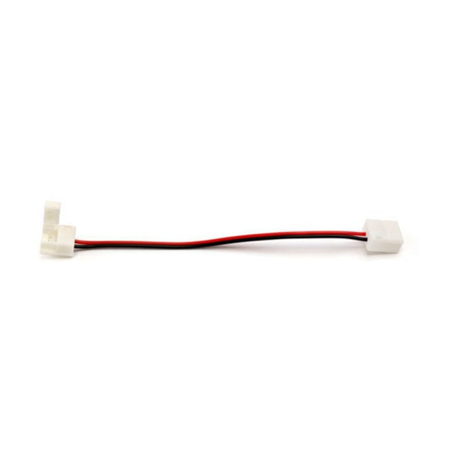 PURPL Connecteur à clip pour bande LED sans soudure 2 fils sans soudure 15cm [5 pièces]