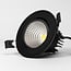 PURPL Spot LED encastrable noir 7W 2700K Blanc Chaud 108mm orientable