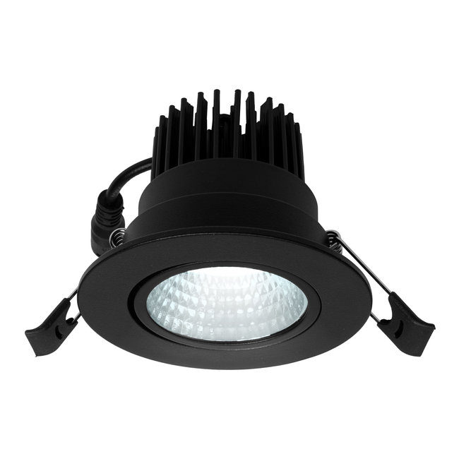 PURPL Downlight LED noir 5W 6000K Blanc Froid 85mm orientable