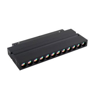 MiBoxer/Mi-Light 48V | Eclairage de piste magnétique | Grille lumineuse inclinable RGB+CCT 6W Zigbee 3.0