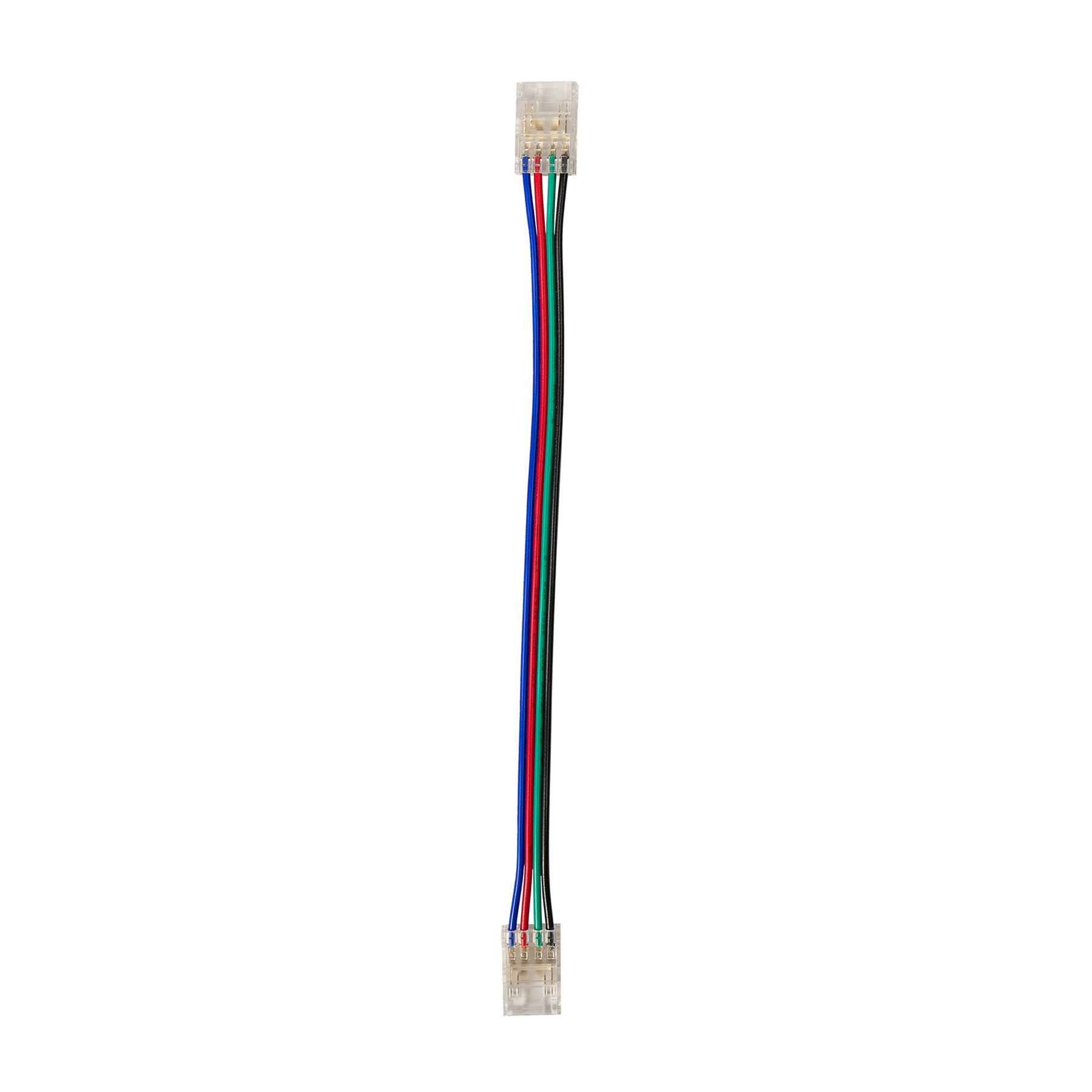 Connecteur de bande LED RVB avec câble de connexion, bande LED RVB, fil,  5m, 22 AWG