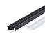 PURPL Bande LED Profil Aluminium Noir 1.5m | 17.5x7mm | Montage en saillie
