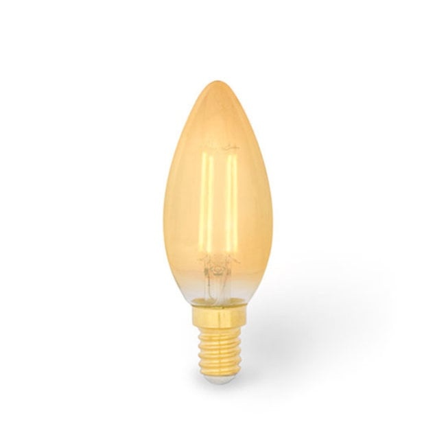 E27 Ampoule LED filament - 4W - 2200K - Blanc chaud - ST64 - dimmable 