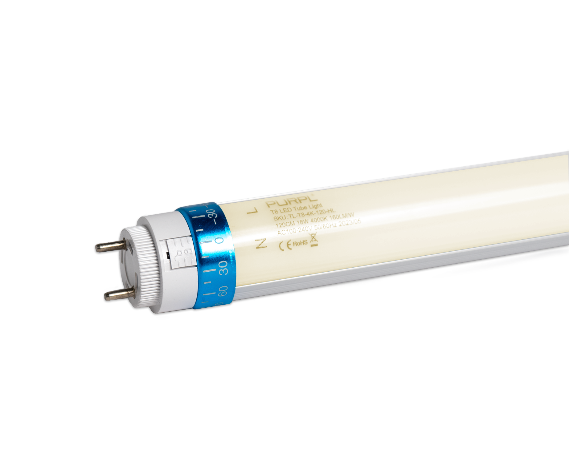 Tube LED T8 - 120 cm - TRUE-LIGHT lumière du jour 20W