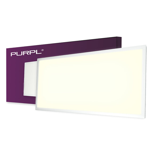 PURPL Panneau LED 60x120 - Rétroéclairée - 4000K Blanc Neutre - 60W - Sans scintillment - Backlit