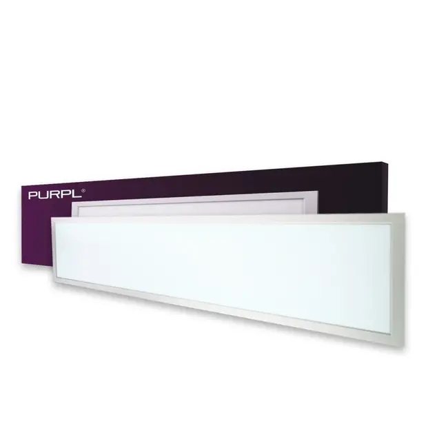 PURPL Dalle LED - 30x120 - 6000K Blanc Froid - Retroéclairé  - 36W - 3600 lm - 100 lm/W - UGR<22 - Backlit