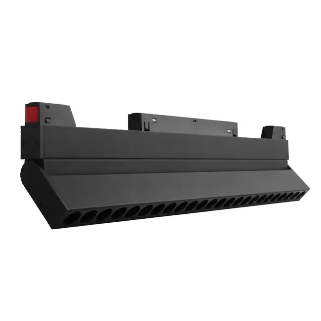 MiBoxer/Mi-Light Spot LED fixe 12W RGB+CCT - Type grille - Pour rail magnétique 48V - Noir