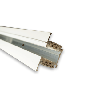 Powergear Rail de guidage 1.5 m - 4 fils - Encastré - Blanc