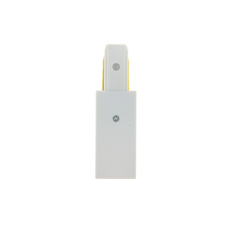 PURPL Connecteur d’Alimentation Rail Monophasé - Entrée Directe - Blanc