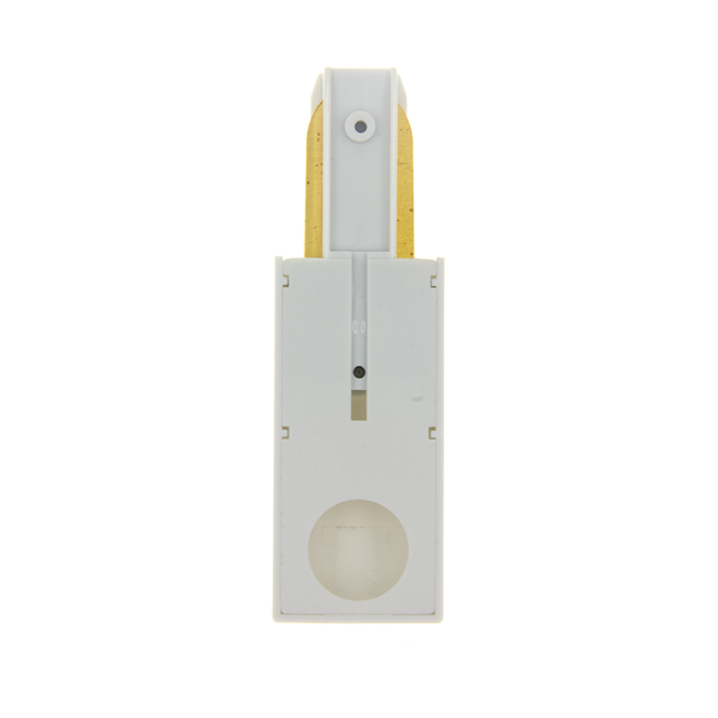 PURPL Connecteur d’alimentation directe pour rail LED monophasé - Entrée secteur 230V - Blanc