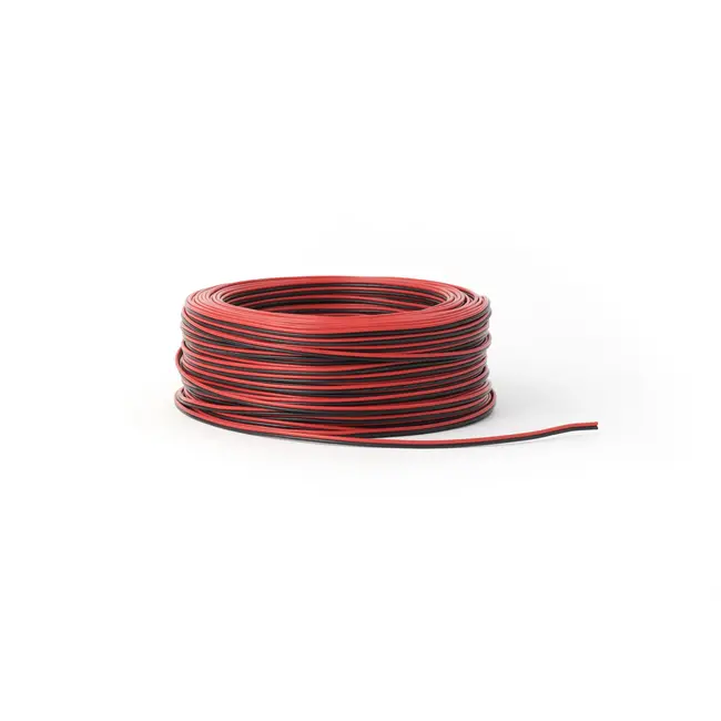 PURPL Câble d’extension 50 m - Pour bande LED monochrome - Pré-câblé 2 pôles - 12V/24V