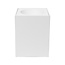 PURPL Plafonnier LED GU10 double carré - Montage en surface - Blanc - IP20 - Pour 2 ampoules GU10