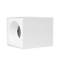 PURPL Plafonnier LED GU10 double carré - Montage en surface - Blanc - IP20 - Pour 2 ampoules GU10