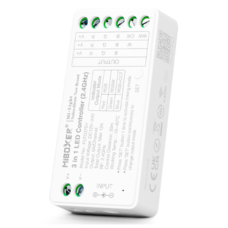MiBoxer/Mi-Light Contrôleur LED 3 - en - 1 - 2.4GHz - RGB/RGBW/RGBCCT - FUT037S+