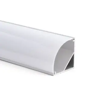 PURPL Profilé Aluminium d'angle XL pour Ruban LED - 1,5 m - 30 x 30 mm