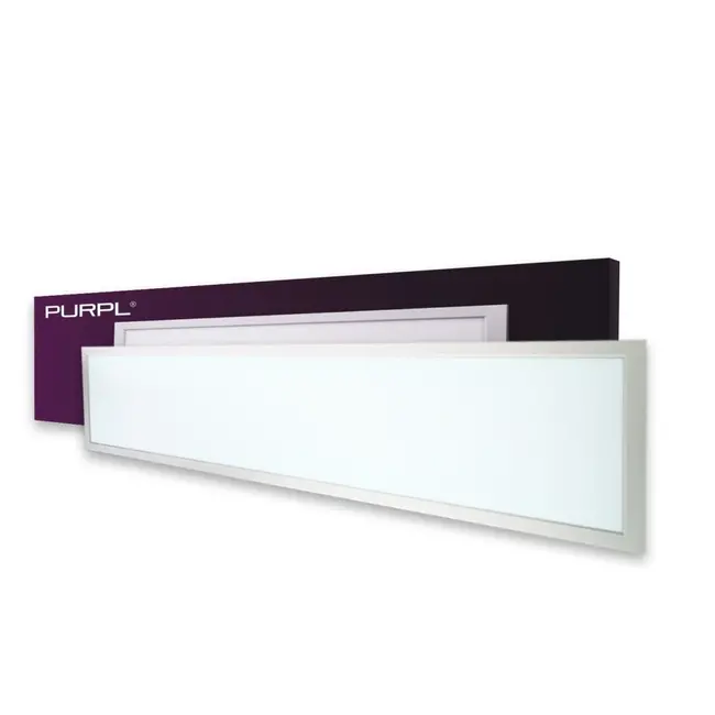 PURPL Panneau LED rétroéclairé - 30x120 - 6000K Blanc Froid - 36W - 3600 lm - 100 lm/W - UGR<22 - Backlit