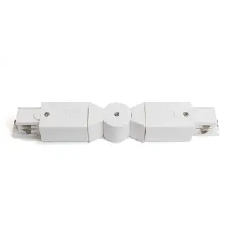 Powergear Connecteur rotatif blanc pour rail 3 phases Powergear