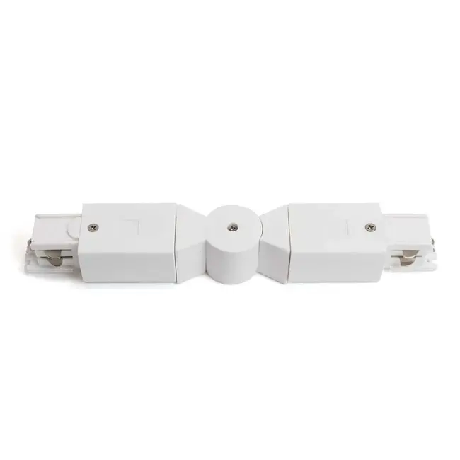 Powergear Connecteur rotatif blanc pour rail 3 phases Powergear