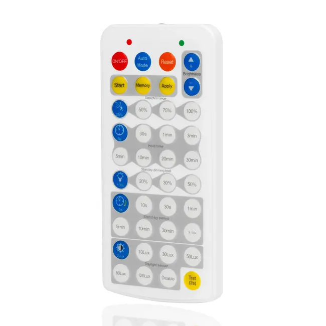 PURPL Télécommande RC-100 2.4V - Pour détecteur de mouvement et de lumière des cloches LED