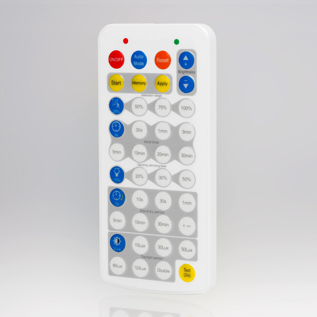 PURPL Télécommande RC-100 2.4V - Pour détecteur de mouvement et de lumière des cloches LED