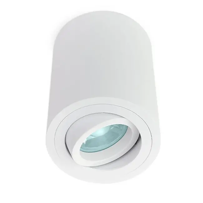 PURPL Plafonnier Spot LED GU10 - Montage en Surface - Rond - Blanc
