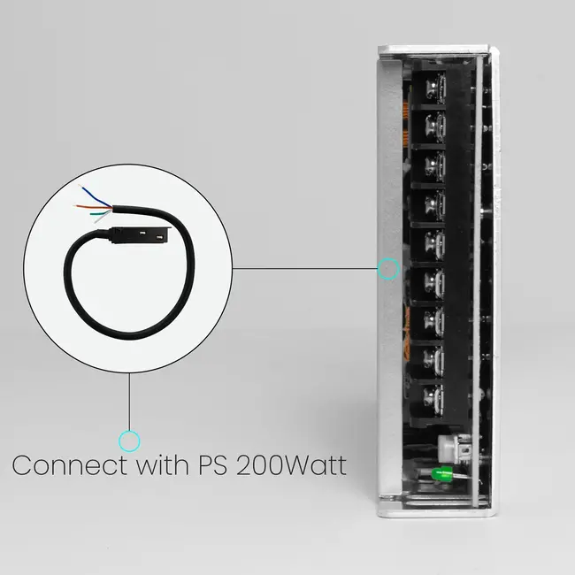 MiBoxer/Mi-Light Connecteur d'alimentation 48V - Pour rails magnétiques