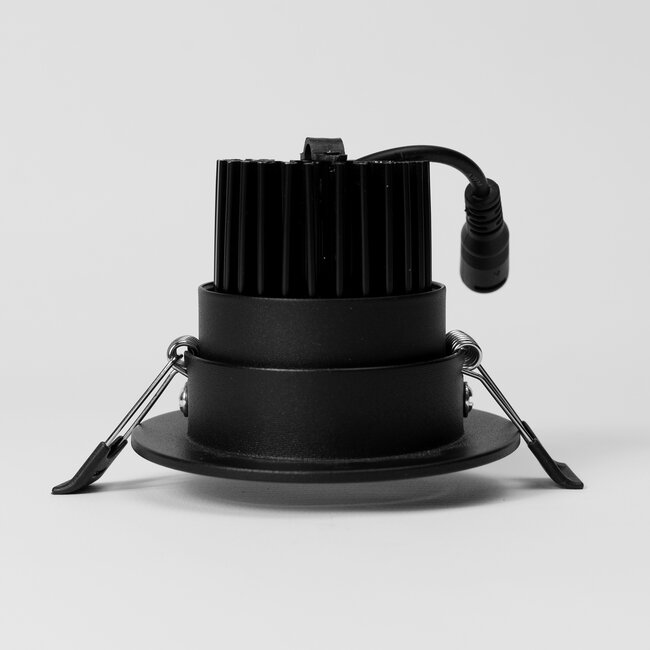 PURPL Spot LED Encastrable - Orientable - 2700K Blanc Chaud - ø108 mm - 7W - Noir​