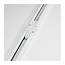 PURPL Connecteur d’alimentation droit pour rail LED monophasé - Finition blanche - Entrée 230V