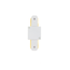 PURPL Connecteur d’alimentation droit pour rail LED monophasé - Finition blanche - Entrée 230V