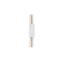 PURPL Connecteur d’alimentation droit pour rail LED monophasé - Finition blanche - Entrée 230V