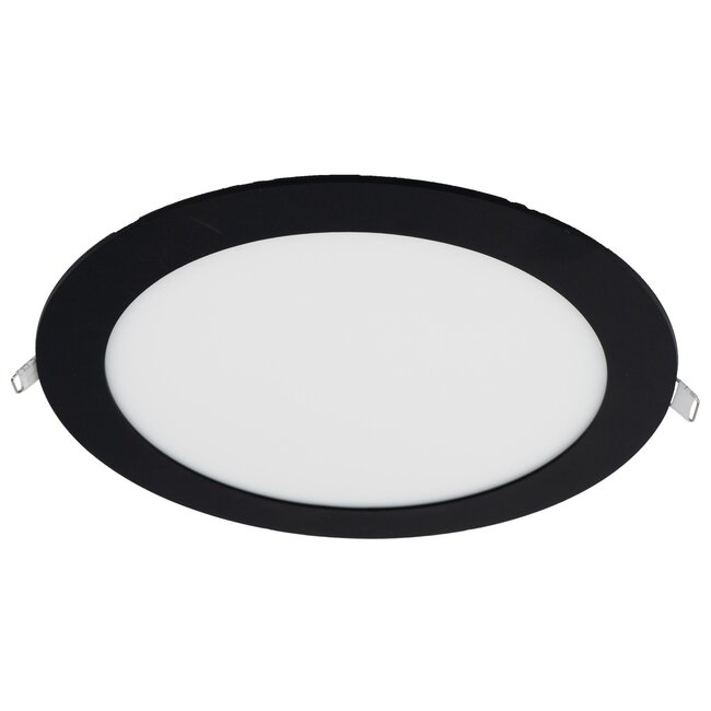 PURPL Spot Downlight LED Encastrable - ø240 mm - 4000K Blanc Neutre - 24W - Rond - Noir