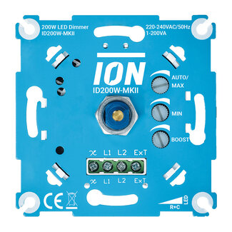 ION INDUSTRIES Variateur LED Universel 230V encastrable 0.3 - 200 Watt