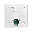 MiBoxer/Mi-Light Variateur mural LED encastrable CCT - Blanc - 230V - Pour bande LED - Système Mi-Light