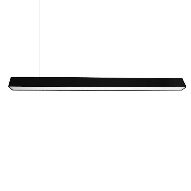 LED24 Suspension linéaire LED Noire - 120 cm - 3CCT 25W/30W/40W