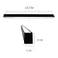LED24 Suspension linéaire LED Noire - 120 cm - 3CCT 25W/30W/40W