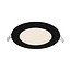 PURPL Spot Downlight LED Encastrable Rond - ø120mm - 4000K Blanc Neutre - 6W - IP44 - Noir