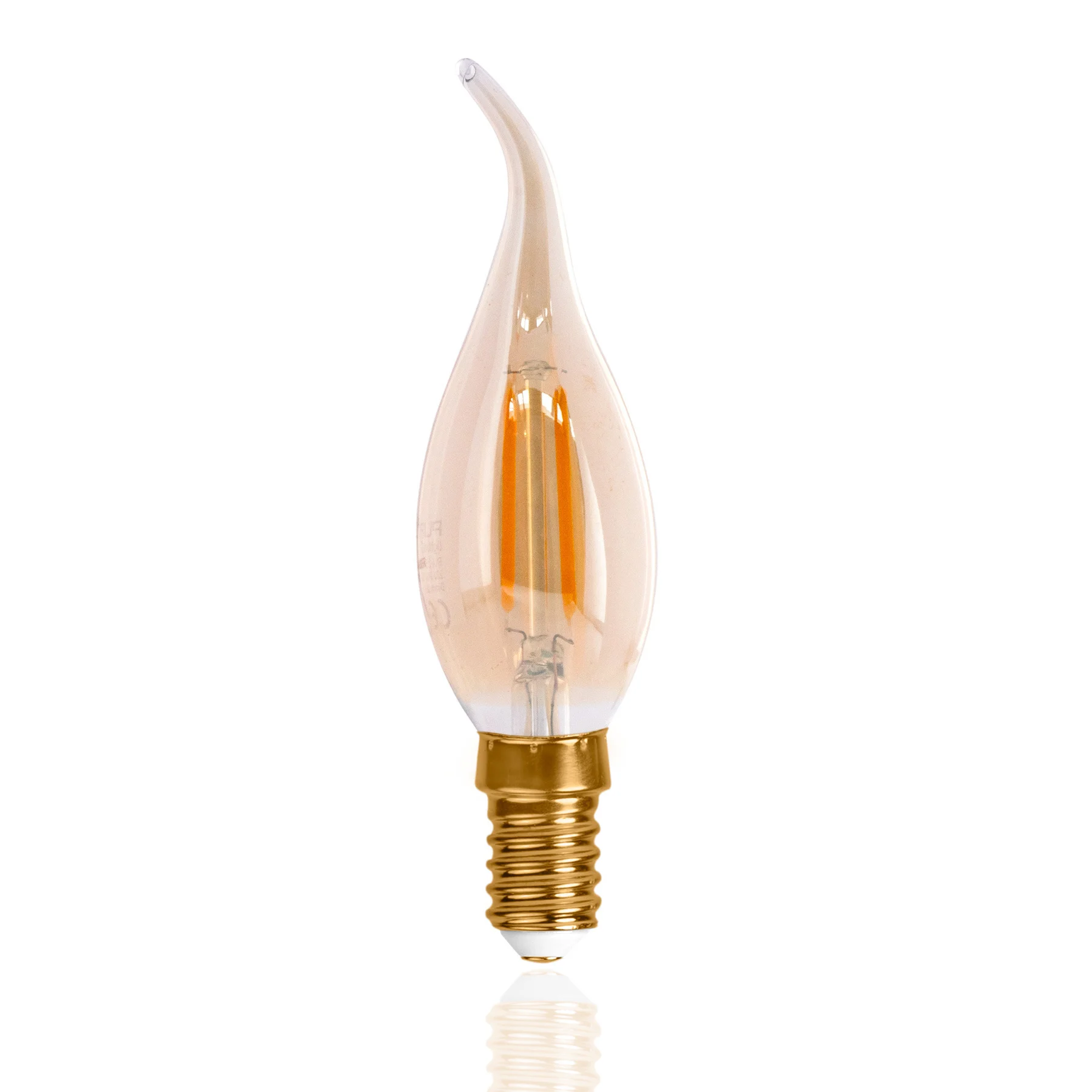 Ampoule Effet Flamme électrique 220V - Culot E12, Puissance 1,5W - Pour Décoration, Ambiance Chaleureuse