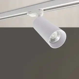 PURPL Spot LED pour rail 3 phases - Blanc - Modèle B