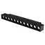 MiBoxer/Mi-Light Spot LED type grille 10W - Blanc réglable (CCT) - Pour rail magnétique 48V - Finition noire