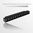 MiBoxer/Mi-Light Spot LED type grille 10W - Blanc réglable (CCT) - Pour rail magnétique 48V - Finition noire