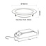 MiBoxer/Mi-Light Spot Downlight LED Encastrable FUT066 - ø180 mm - RGB+CCT - 12W - IP44 - Rond - Noir
