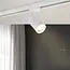 PURPL Spot LED pour rail 3 phases - GU10 - Modèle A - Denver - Blanc