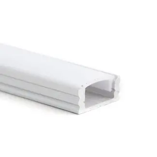 PURPL Profilé Aluminium pour Ruban LED 1,5 m - 17,5 x 7 mm - En saillie
