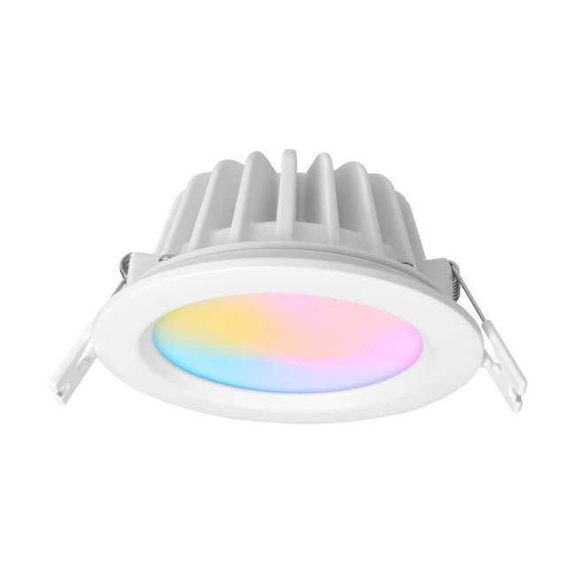 MiBoxer/Mi-Light Spot Downlight LED Encastrable Rond FUT063 - ø108mm - RGB+CCT - 6W - IP54