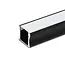 PURPL Profilé LED 1,5 m - Aluminium noir - Format 1715 - Pour bande LED - Finition élégante