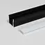 PURPL Profilé LED 1,5 m - Aluminium noir - Format 1715 - Pour bande LED - Finition élégante