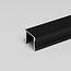 PURPL Profilé LED 1,5 m - Aluminium noir - Format 1715 - Pour bande LED - Finition élégante